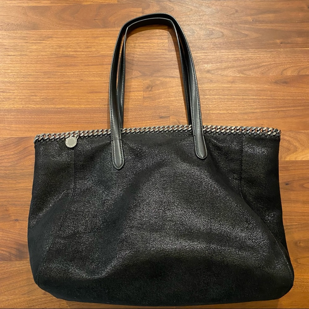 Stella McCartney Shaggy Deer Tote Black